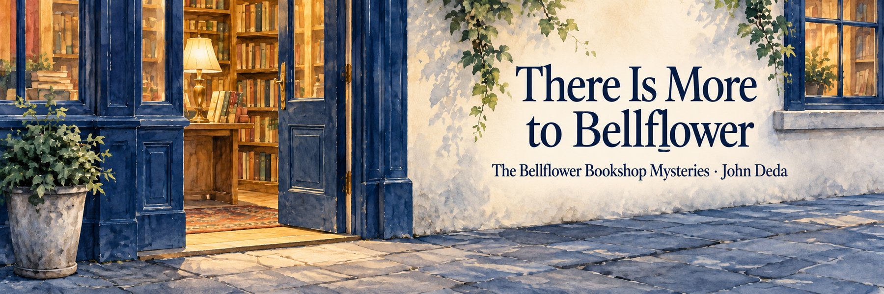 There is more to Bellflower — The Bellflower Bookshop Mysteries, John Deda