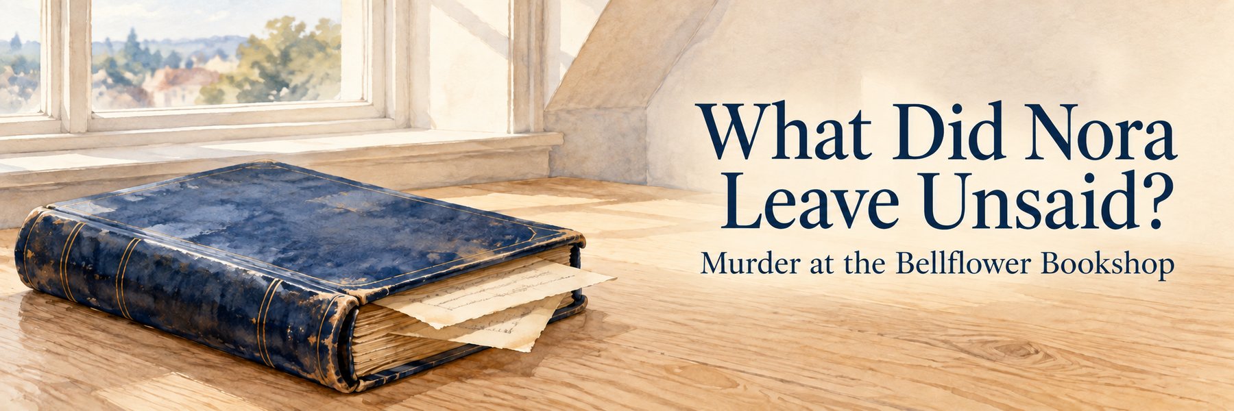 What did Nora leave unsaid? Read an excerpt from Murder at the Bellflower Bookshop.